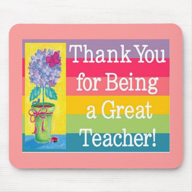 Great teacher gift mouse mat (Front)