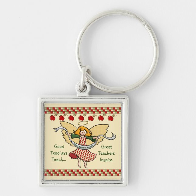 Great Teachers Inspire Key Ring (Front)