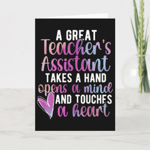 Great Teacher's Istant Teacher Teaching Istant For Card