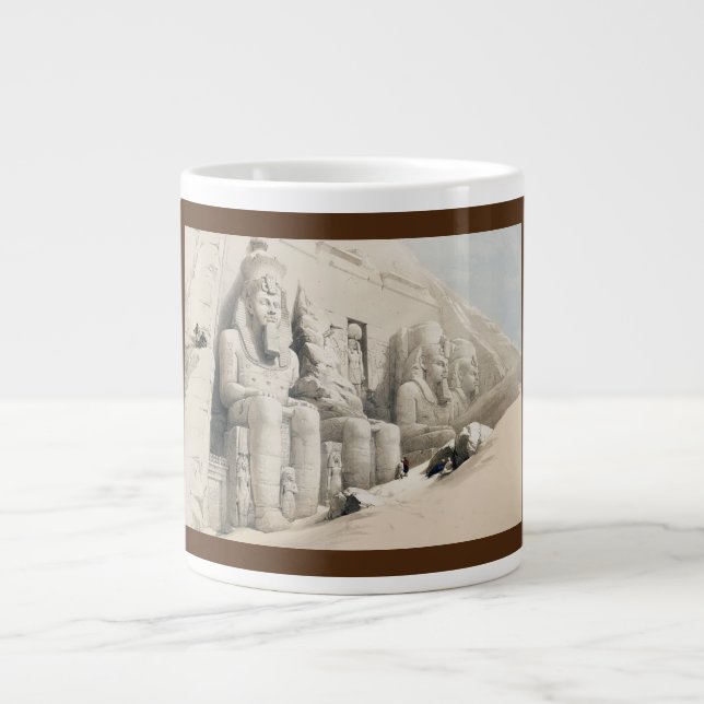 Great Temple of Abu Simbel I Speciality Jumbo Mug (Front)