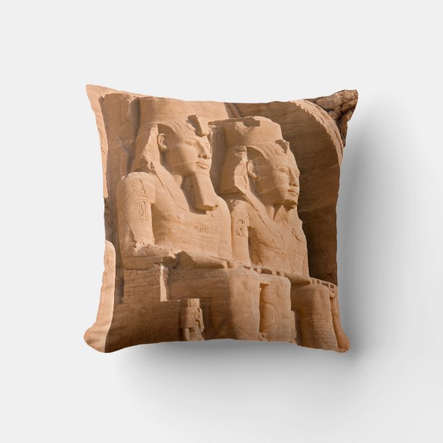Great Temple of Abu Simbel - Ramses II - Egypt Cushion (Front)