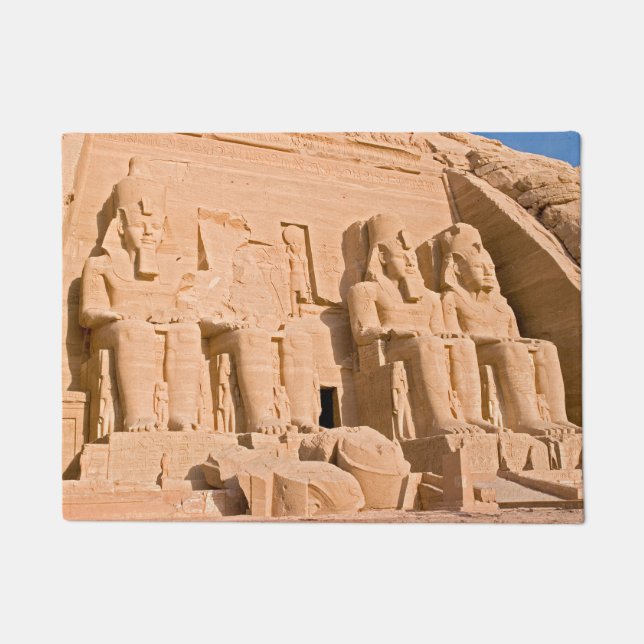 Great Temple of Abu Simbel - Ramses II - Egypt Doormat (Front)
