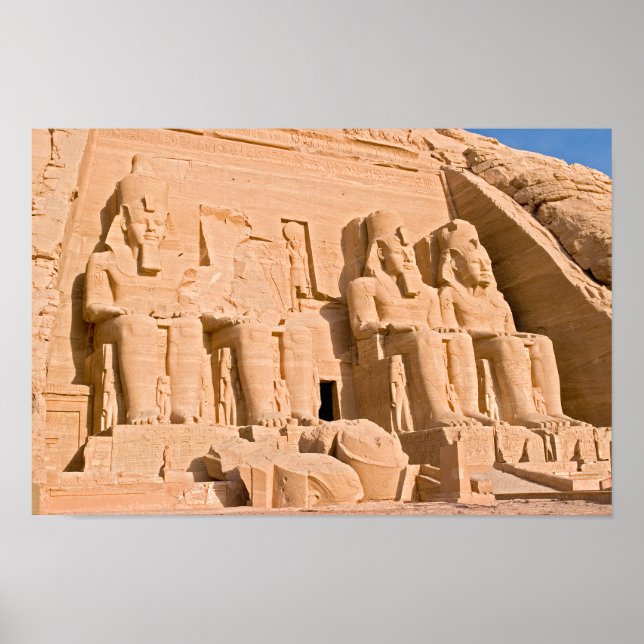 Great Temple of Abu Simbel - Ramses II - Egypt Poster (Front)