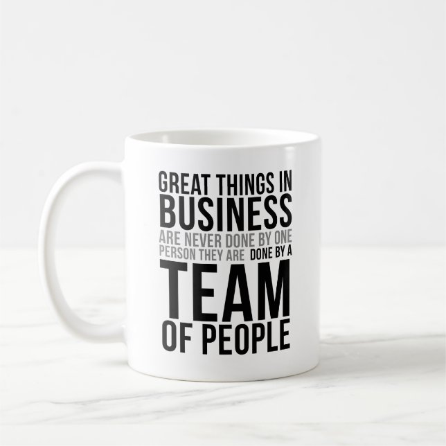 Great Things In Business Coffee Mug (Left)