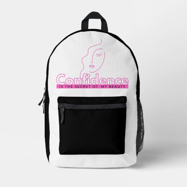 Great Things Take Time T-Shirt Printed Backpack (Front)