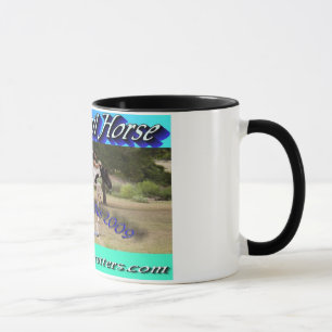 Great trail horse World Champion logo cup