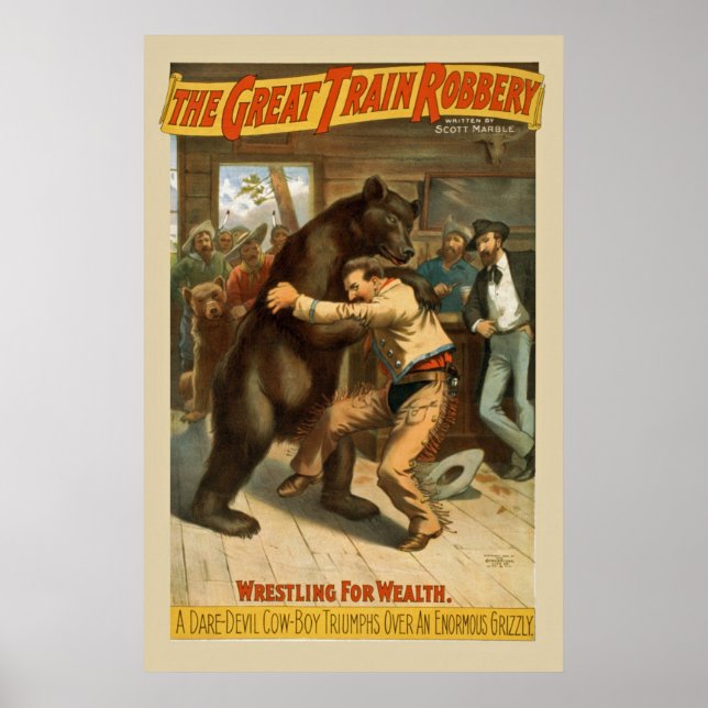 Great Train Robbery Vintage Poster (Front)