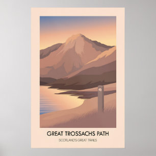 Great Trossachs Path Scotlands Great Trails Poster
