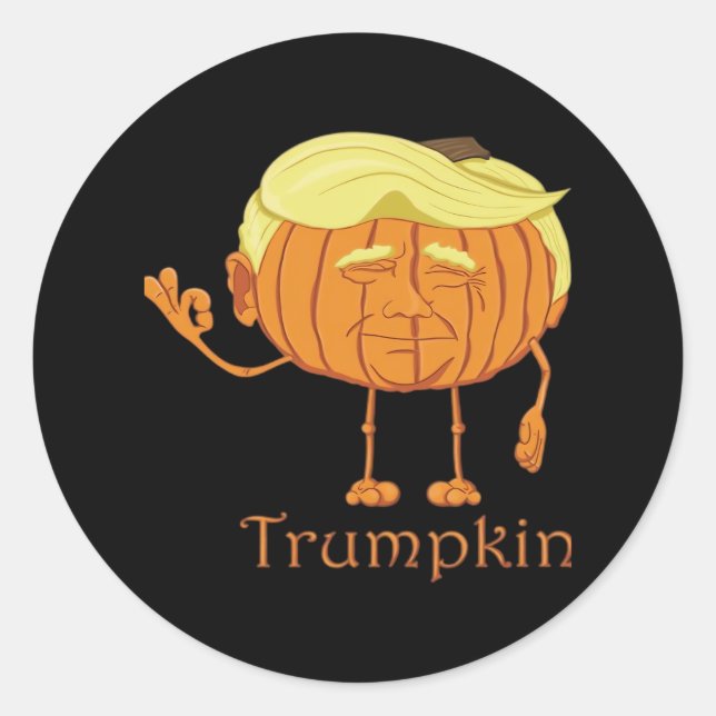 Great Trumpkin Perfect & Classic Classic Round Sticker (Front)