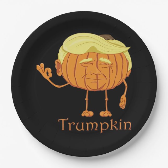 Great Trumpkin Perfect & Classic Paper Plate (Front)