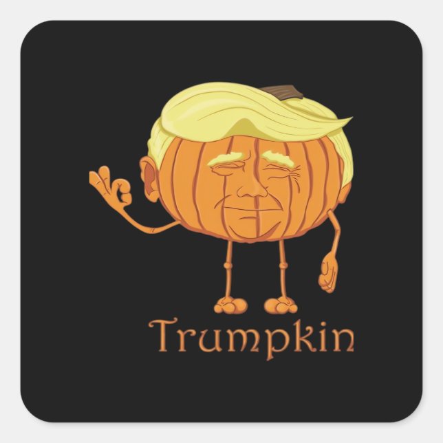 Great Trumpkin Perfect & Classic Square Sticker (Front)