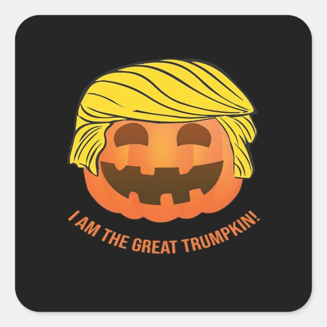 Great Trumpkin  Square Sticker (Front)