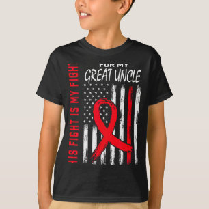 Great Uncle Heart Disease Awareness Month Products T-Shirt