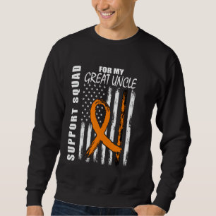 Great Uncle Multiple Sclerosis Flag Supporter Prod Sweatshirt
