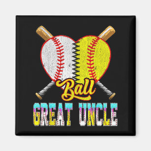 Great uncle of both half baseball softball ice magnet