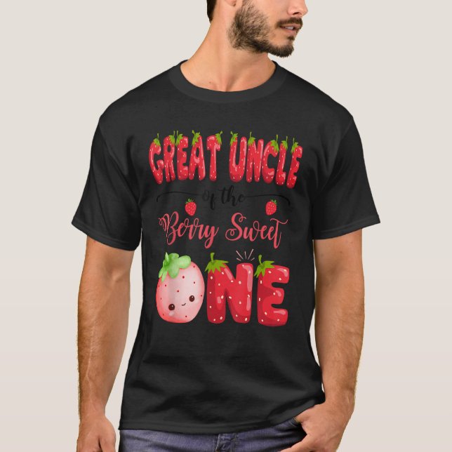 Great Uncle Of The Berry Sweet One Birthday Girl S T-Shirt (Front)