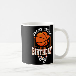 Great Uncle Of The Birthday Boy Sketll Theme Bday Coffee Mug