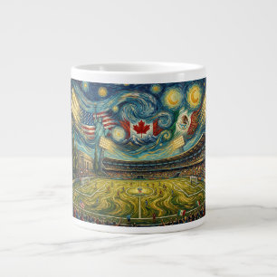 Great USA MX CA  Van Gogh Style Fine Art Wall Art Large Coffee Mug