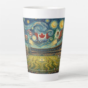 Great USA MX CA  Van Gogh Style Fine Art Wall Art Latte Mug