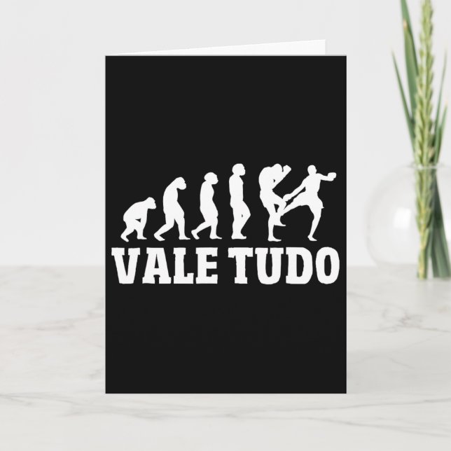Great Vale Tudo Evolution Design Mma Kickboxing  Card (Front)