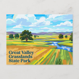 Great Valley Grasslands State Park California Postcard