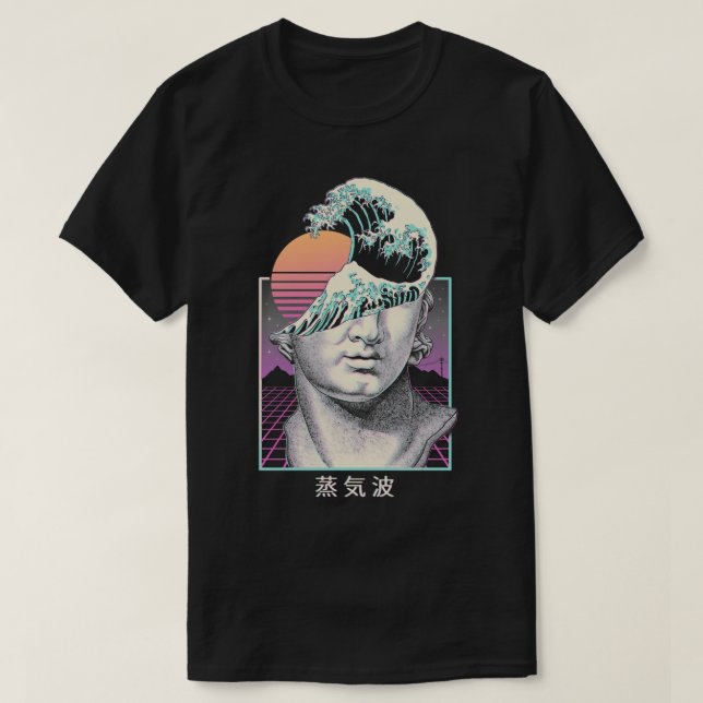 Great Vaporwave  T-Shirt (Design Front)