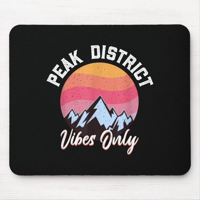 Great Vibes - Peak District  Mouse Mat (Front)