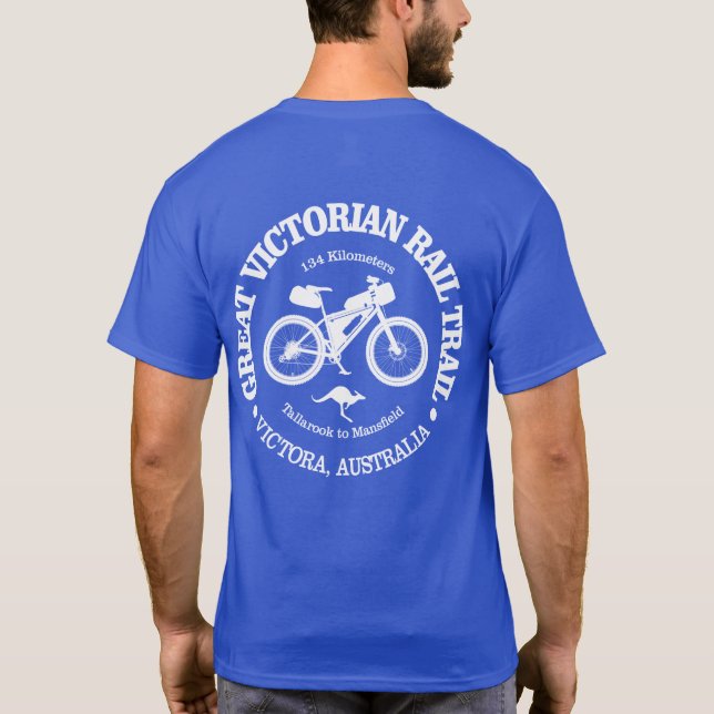 Great Victorian Rail Trail (cycling) T-Shirt (Back)