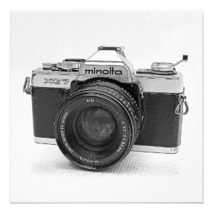 Great Vintage Camera Print/Poster! Photo Print