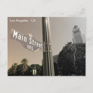Great Vintage Style Los Angeles Postcard! Postcard