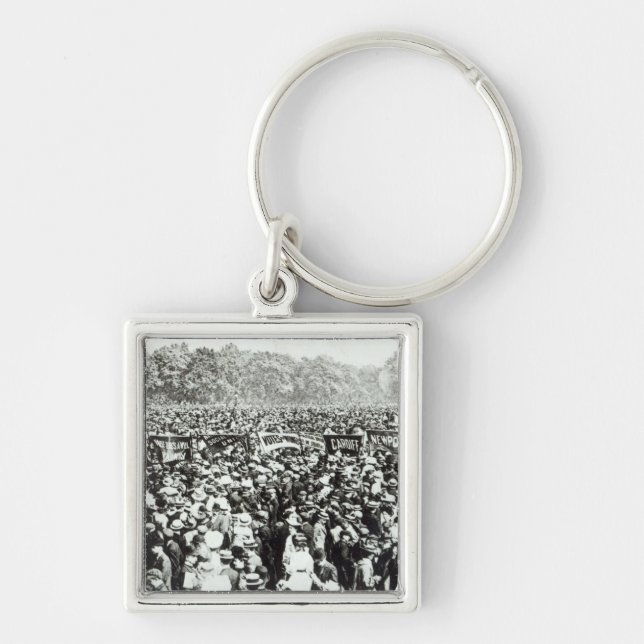 Great Votes for Women demonstration in Hyde Key Ring (Front)