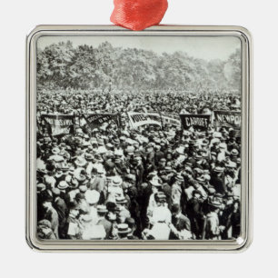Great Votes for Women demonstration in Hyde Metal Tree Decoration