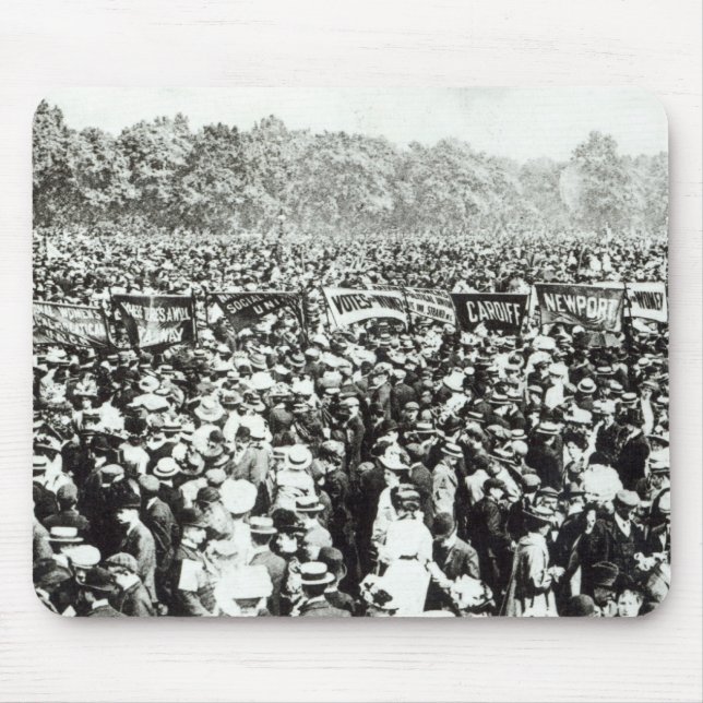 Great Votes for Women demonstration in Hyde Mouse Mat (Front)