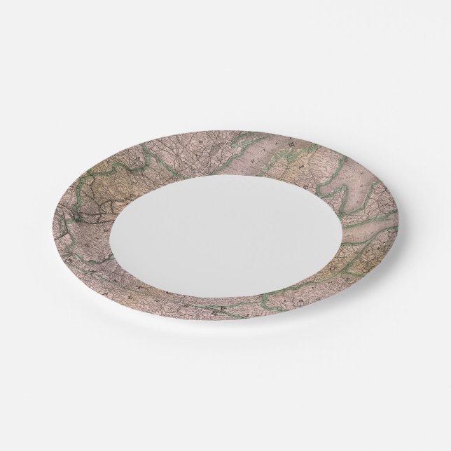Great Wabash System Paper Plate (Angled)