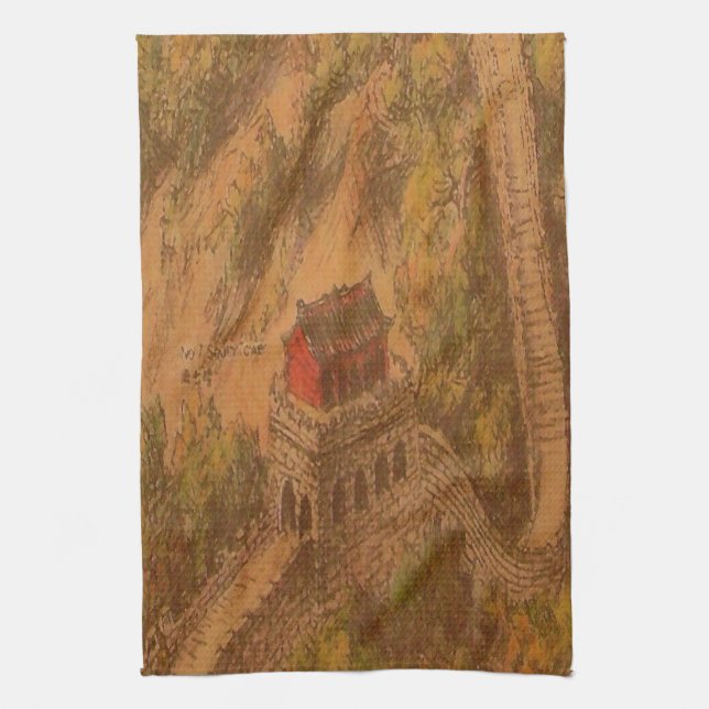 Great Wall American MoJo Kitchen Towel (Vertical)