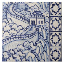 Great Wall Azulejo Mural Tile 4 of 6 Middle Right