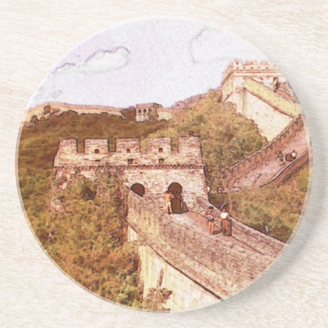Great Wall Badaling Coaster (Front)