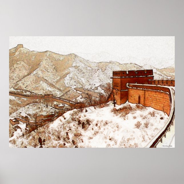 Great Wall Badaling Print (Front)