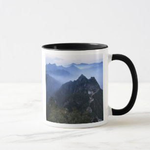 Great Wall in early morning mist, China Mug