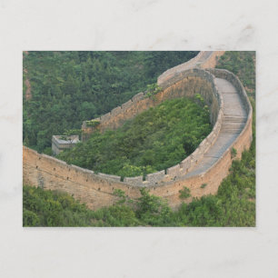 Great Wall of China at Jinshanling, China. Postcard
