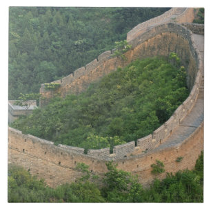 Great Wall of China at Jinshanling, China. Tile