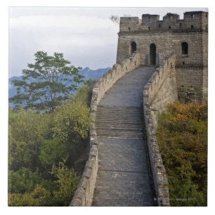 Great Wall of China at Mutianyu 3 Tile