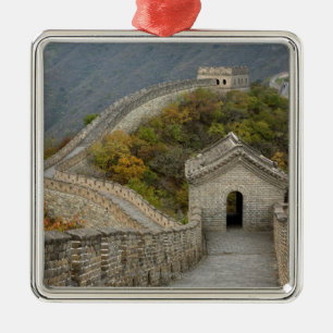 Great Wall of China at Mutianyu Metal Tree Decoration
