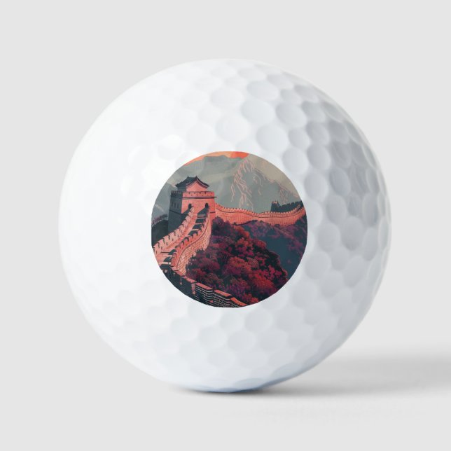 Great wall of China Golf Balls (Front)