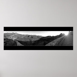 Great Wall of China Panoramic Poster