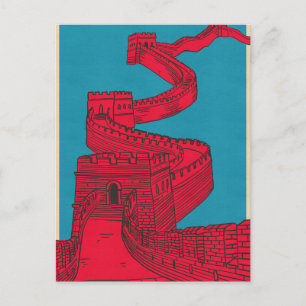 Great Wall Of China Postcard