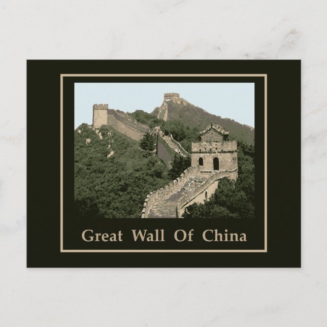 Great Wall Of China Postcard (Front)