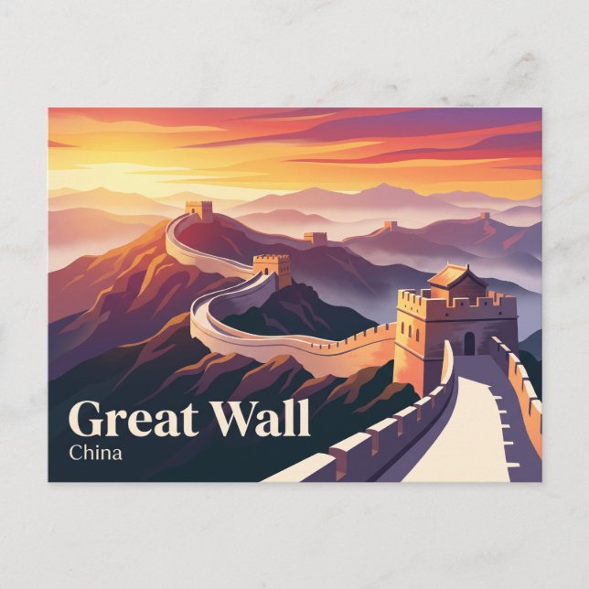 Great Wall of China Postcard (Front)