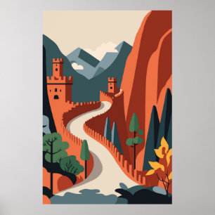 Great Wall of China Poster