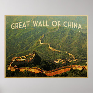 Great Wall Of China Poster